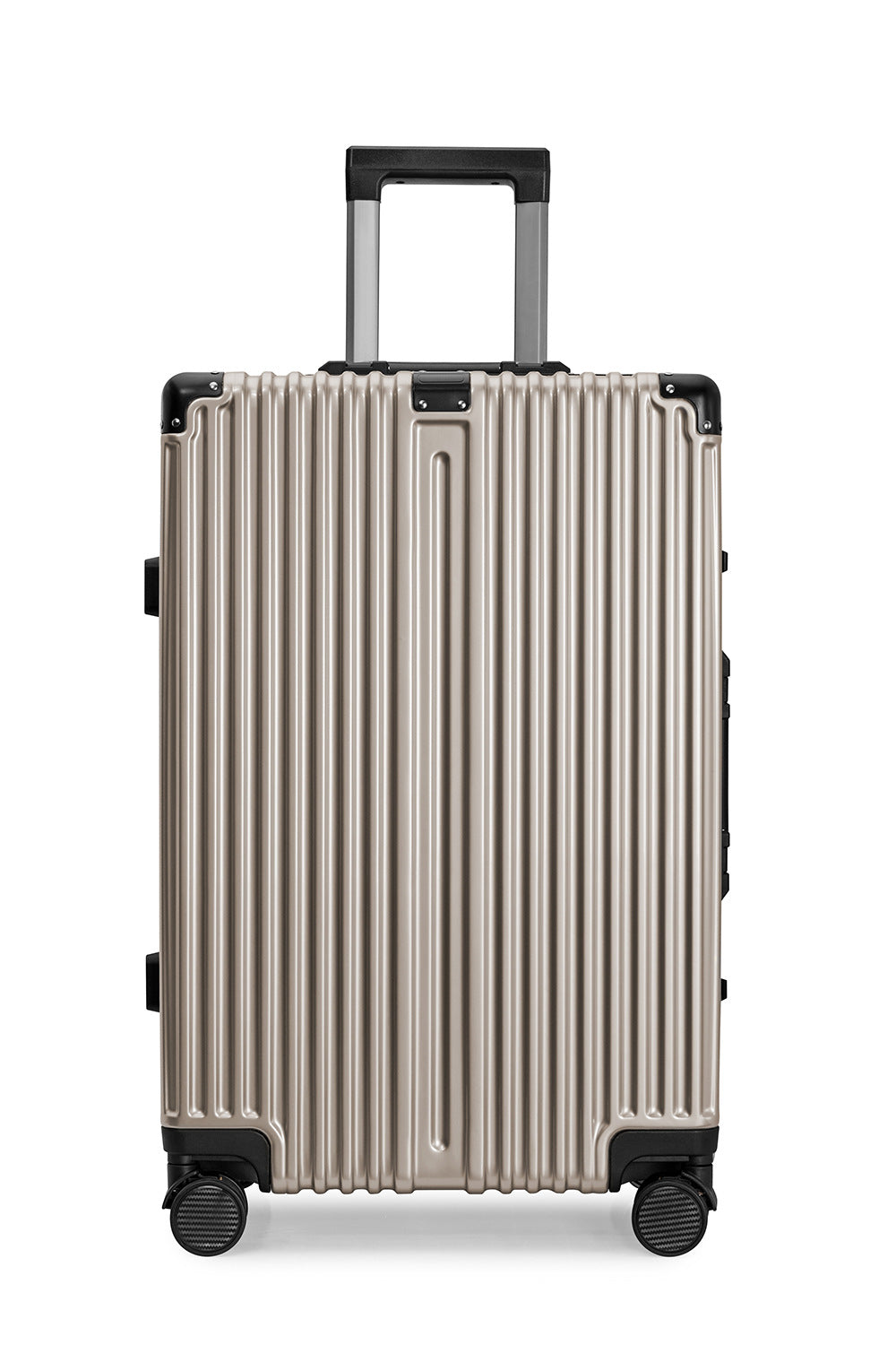 New universal wheel luggage suitcase retro trolley case shock-resistant and anti-drop ABS aluminum frame boarding trolley case 20 inches