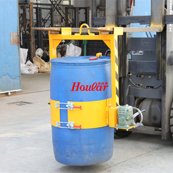 Spot supply LM800 hoop type oil drum spreader, hand crank flip oil drum fixture, oil drum dumping tool