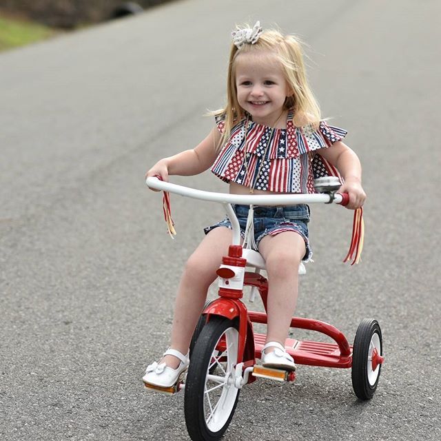 Amazon kids' star-spangled tank top & brushed denim distressed shorts - independence day exclusive, us & european market