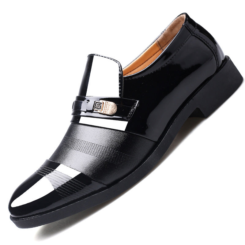 Summer leather shoes for men - business formal, slip-on casual, plus size, wedding shoes, versatile flats - dropshipping available