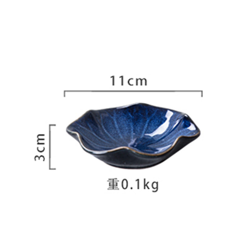 Japanese ceramic kiln-turned tableware, rice bowl, dinner plate, matching plate, commercial hotel bowl and chopsticks, restaurant plate, kiln-turned glaze