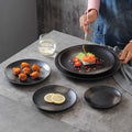 Ceramic dinnerware creative steak tray breakfast plate western dinner plate 12inch household retroins pasta plate