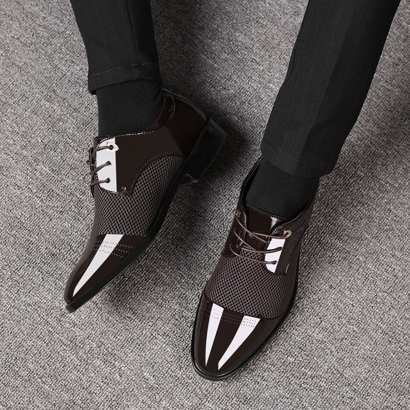 Men's summer 2024 new leather shoes, men's business formal shoes, men's casual shoes, versatile wedding shoes, dropshipping available