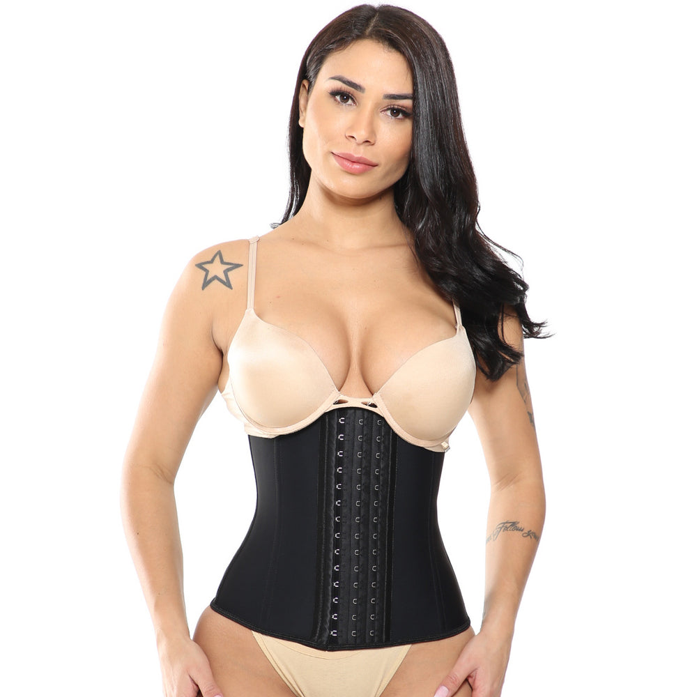 5a natural latex 9 steel frame body shaping garment rubber corset sports belt manufacturer wholesale internet celebrity personalized