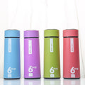 Double-layer plastic glass water cup personalized logo printing advertising opening drainage gift cup portable business glass cup