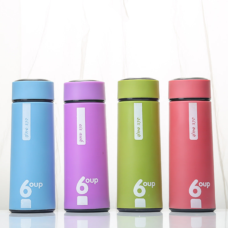 Business large-capacity double-layer insulated plastic glass creative water cup glass gift cup advertising cup with printed logo
