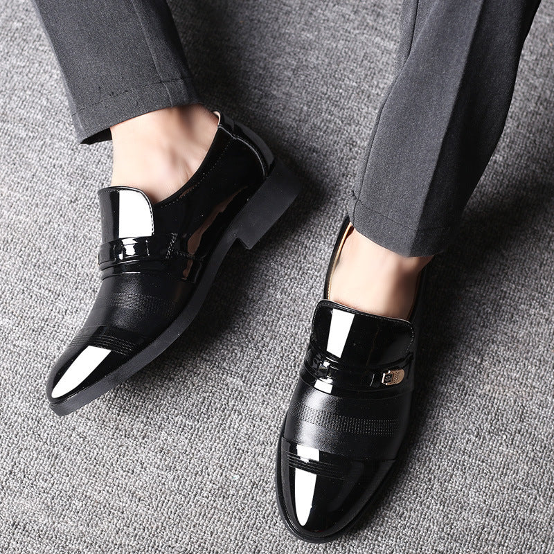 Summer leather shoes for men - business formal, slip-on casual, plus size, wedding shoes, versatile flats - dropshipping available