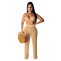 summer new european and american sexy women's fashion knitted mesh hollow-out see-through two-piece set - hot cross-border seller