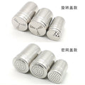 Sanyi bbq seasoning jar pepper cumin seasoning sprinkler jar kitchen stainless steel rotate multifunctional seasoning bottle