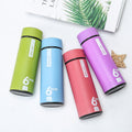Double-layer plastic glass water cup personalized logo printing advertising opening drainage gift cup portable business glass cup