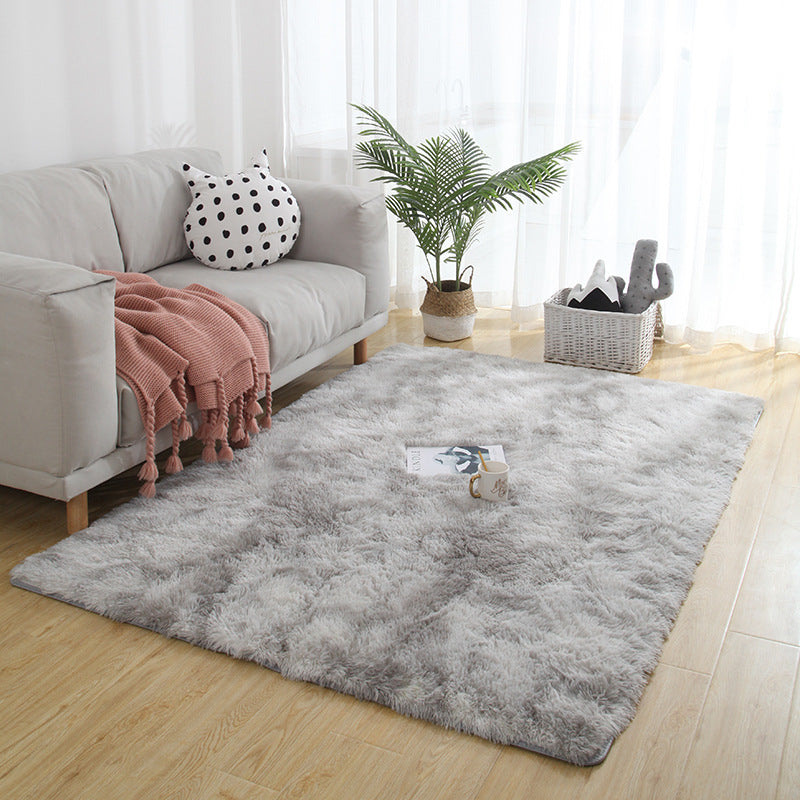 exclusive for home tie-dye carpet bedroom long stuffed carpet modern casual carpet floor mat modern scandinavian