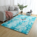 exclusive for home tie-dye carpet bedroom long stuffed carpet modern casual carpet floor mat modern scandinavian