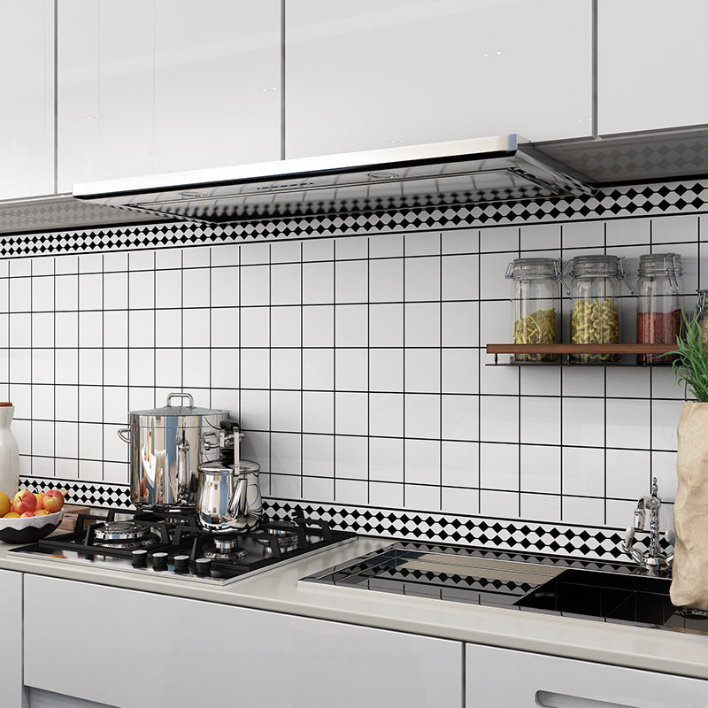 Free shipping kitchen waterproof and oil-proof refurbishment sticker cabinet stove bathroom tile wallpaper self-adhesive wall sticker 75cm high