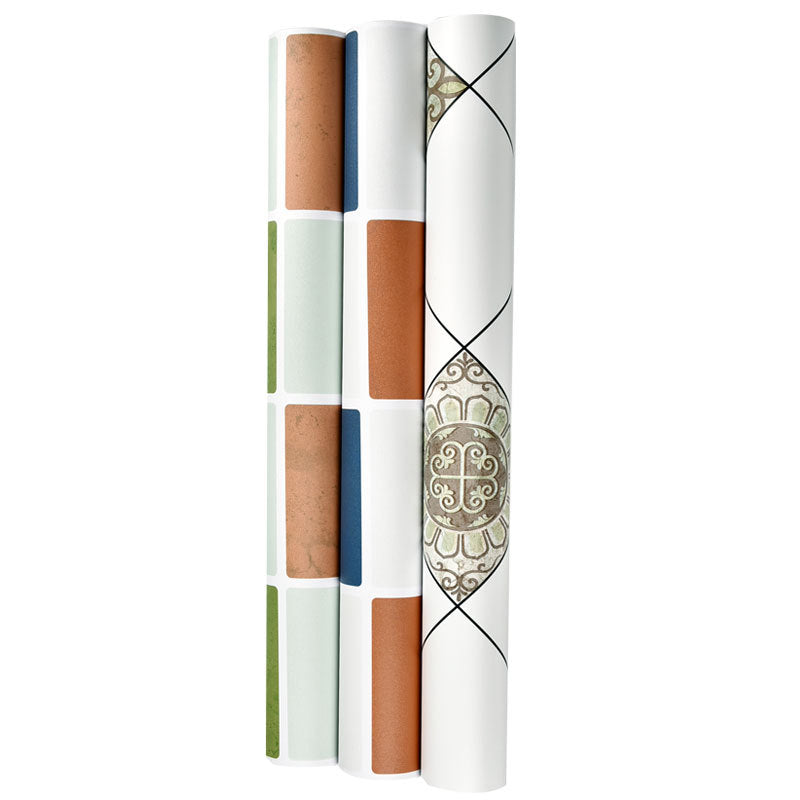 Free shipping kitchen waterproof and oil-proof refurbishment sticker cabinet stove bathroom tile wallpaper self-adhesive wall sticker 75cm high