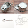 Sanyi seasoning box suit kitchen supplies for home sugar bowl stainless steel seasoning jar multifunctional multi-flavor seasoning combination