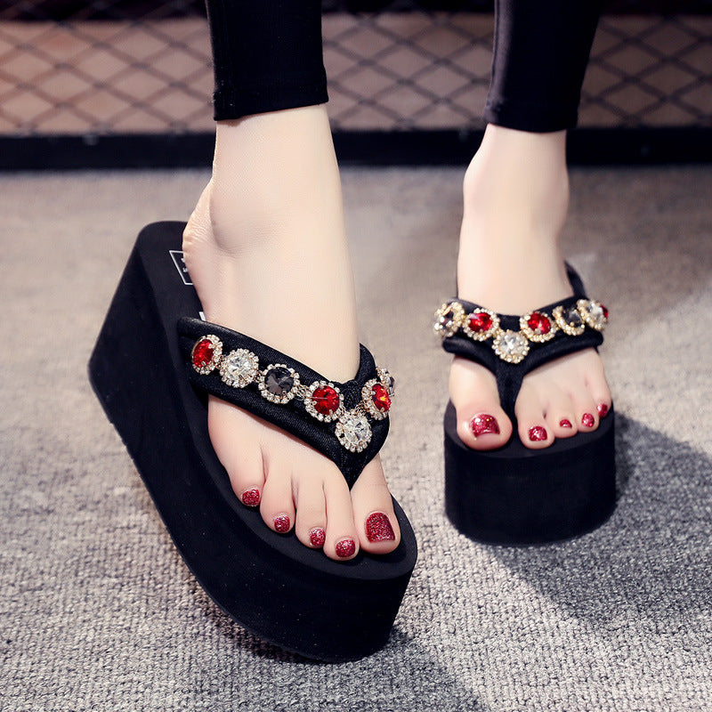 Influencer-approved women's summer sandals 2026: trendy beach flip-flops, flat, outdoor, non-slip, sand-friendly - bulk orders welcome!