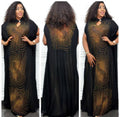 supply small stand-up collar whirlwind-shaped stylish hot diamond fashionloosedress african women's long skirt big sale