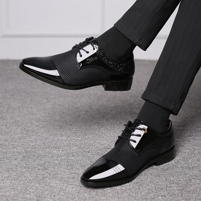 Men's summer 2024 new leather shoes, men's business formal shoes, men's casual shoes, versatile wedding shoes, dropshipping available