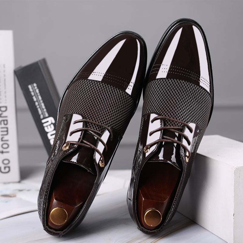 Men's summer 2024 new leather shoes, men's business formal shoes, men's casual shoes, versatile wedding shoes, dropshipping available