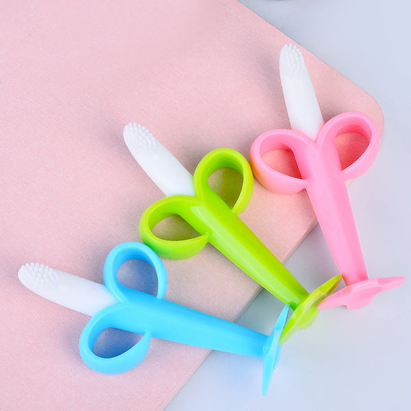 Wholesale three-dimensional banana toothpaste baby molar stick baby baby baby teeth molar toothpaste banana toothbrush