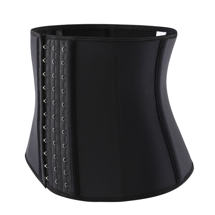 24cm latex corset large breasted three-layer patch tummy control shapewear rubber corset production and processing