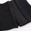 24cm latex corset large breasted three-layer patch tummy control shapewear rubber corset production and processing