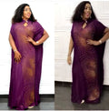 supply small stand-up collar whirlwind-shaped stylish hot diamond fashionloosedress african women's long skirt big sale