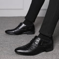 2024 new plus size men's leather shoes summer business casual white sneakers versatile wedding shoes dropshipping available