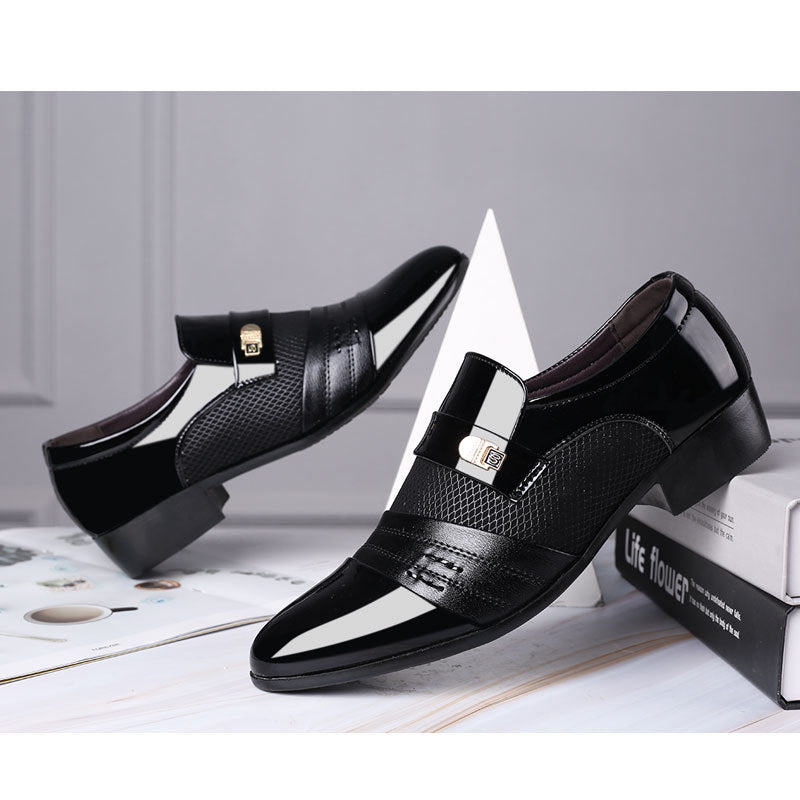 2021 new men's leather shoes, casual business dress shoes, plus size versatile wedding shoes, dropshipping available