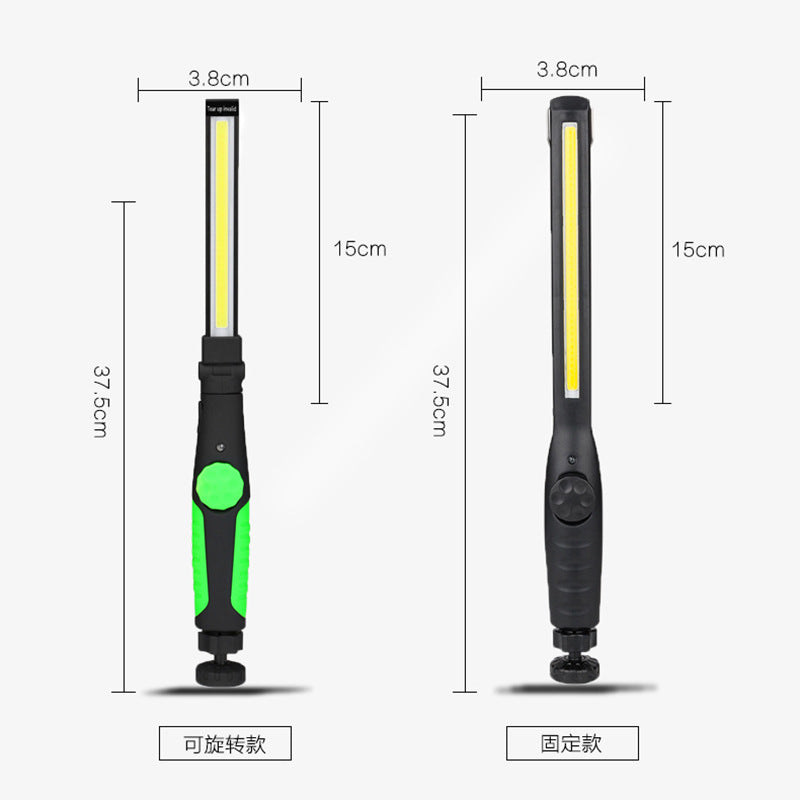 LED direct sales strong lighting construction site car maintenance light new USB charging work maintenance light COB strip light