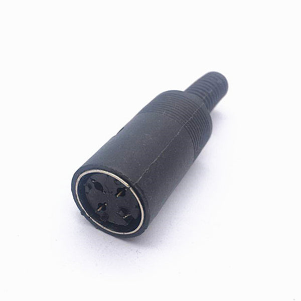 Three-core S terminal, plug Audio plug S terminal Large 3P female head with shell with DS-3/DIN-3 keyboard/mouse