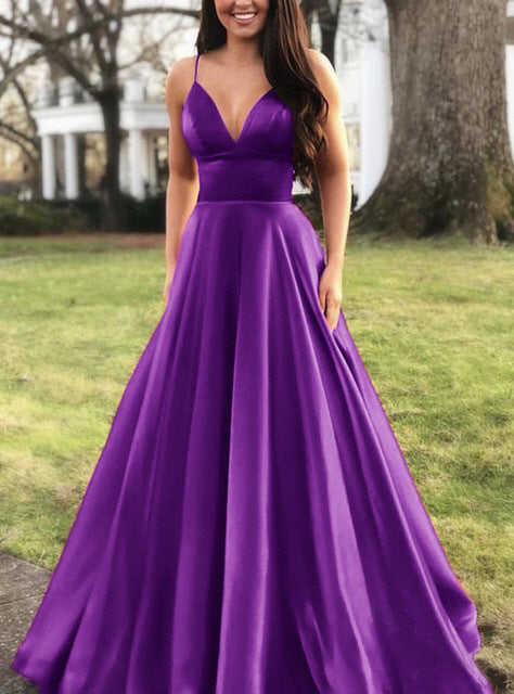 summer new arrivals: european and american style sexy v-neck dress - sleeveless, solid color, fashionable evening gown with spaghetti straps