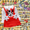 spring/autumn new korean style girls' dress - cotton long sleeve cartoon baby dress - direct from the manufacturer