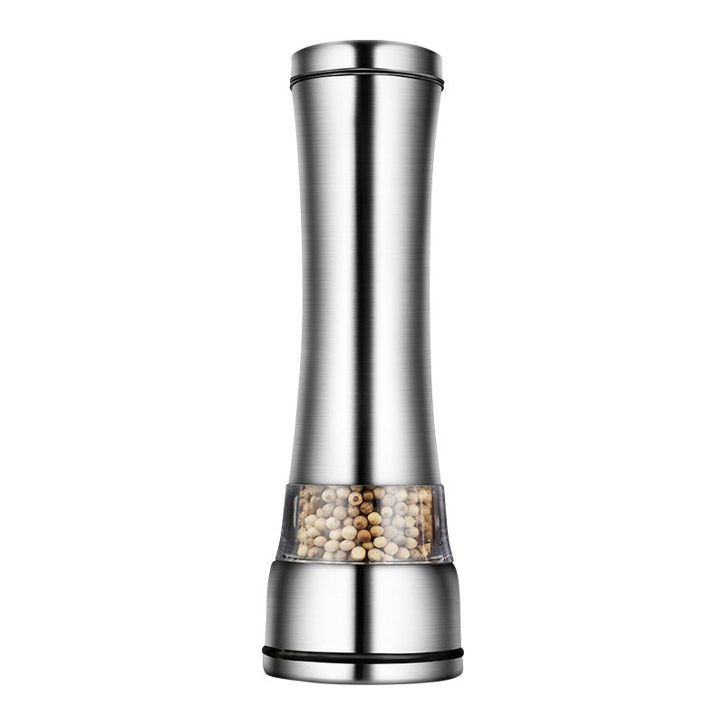 Ceramic 304 Stainless Steel Pepper Grinder Manual Glass Black Pepper Grinder Pepper Salt Coffee Seasoning Bottle