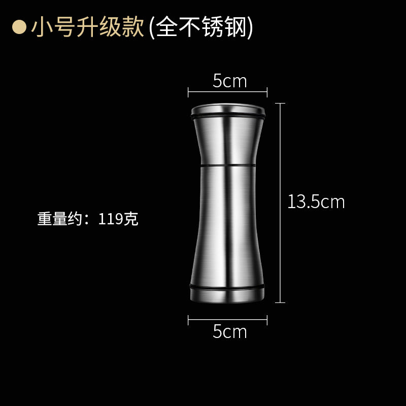 Ceramic 304 Stainless Steel Pepper Grinder Manual Glass Black Pepper Grinder Pepper Salt Coffee Seasoning Bottle