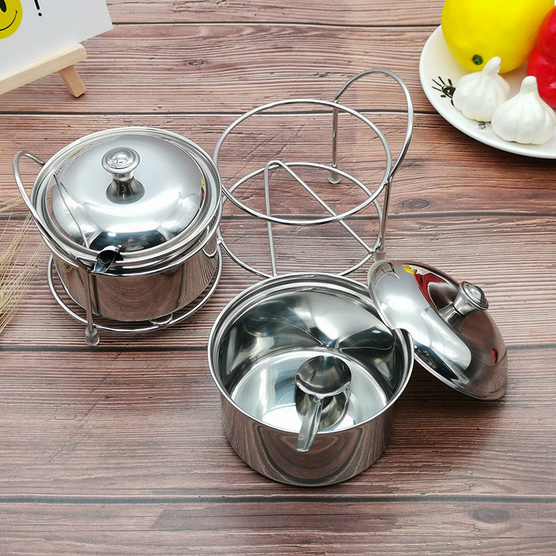 Sanyi seasoning box suit kitchen supplies for home sugar bowl stainless steel seasoning jar multifunctional multi-flavor seasoning combination
