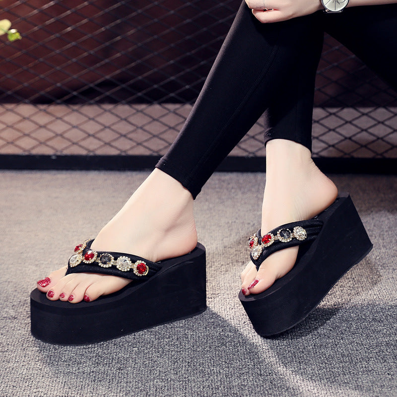 Influencer-approved women's summer sandals 2026: trendy beach flip-flops, flat, outdoor, non-slip, sand-friendly - bulk orders welcome!