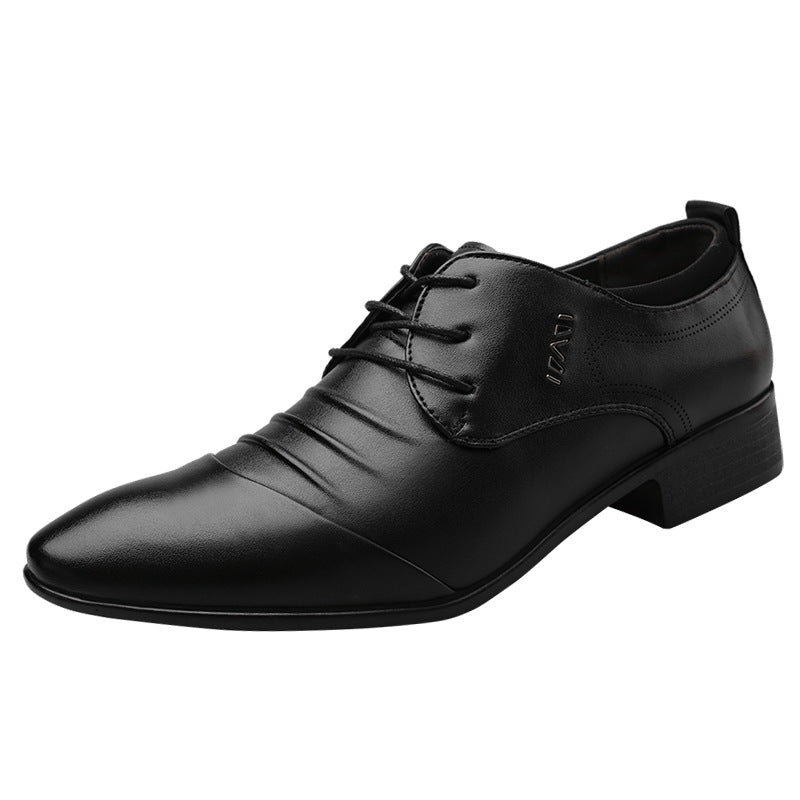 2024 new plus size men's leather shoes summer business casual white sneakers versatile wedding shoes dropshipping available