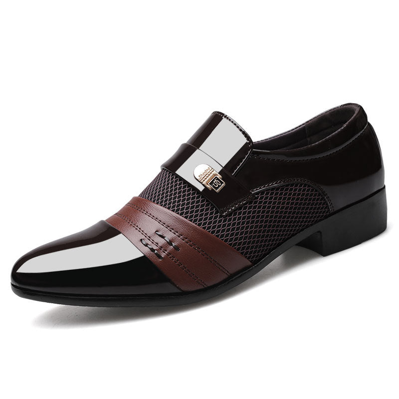 2021 new men's leather shoes, casual business dress shoes, plus size versatile wedding shoes, dropshipping available