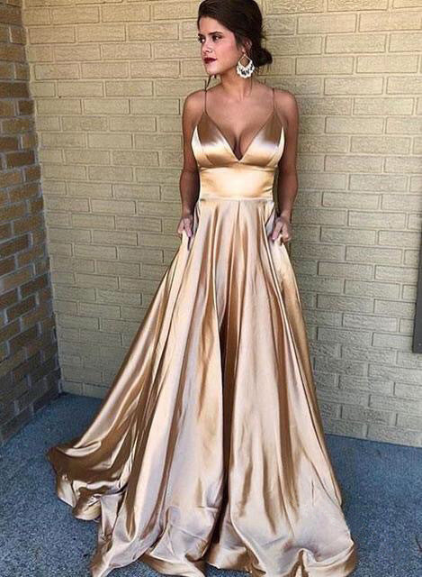 summer new arrivals: european and american style sexy v-neck dress - sleeveless, solid color, fashionable evening gown with spaghetti straps
