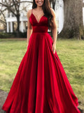 summer new arrivals: european and american style sexy v-neck dress - sleeveless, solid color, fashionable evening gown with spaghetti straps