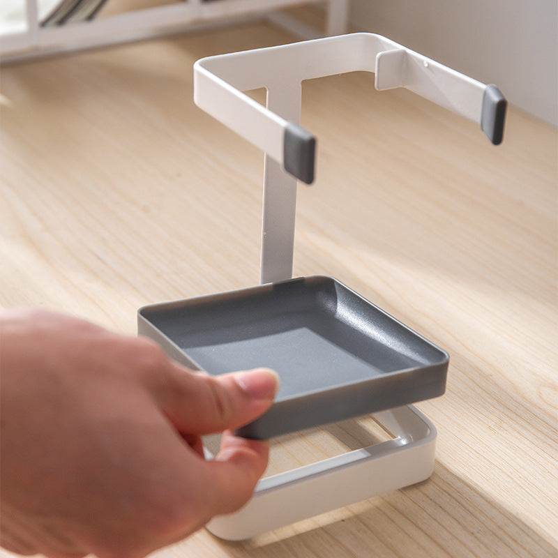 Spoon rack, multi-functional lid rack, kitchen lid storage rack, non-punching seated spoon rack