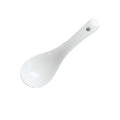 Pure white ceramic small spoon hotel restaurant spoon for home bone china spoon electric rice cooker spoon hotel same style spoon