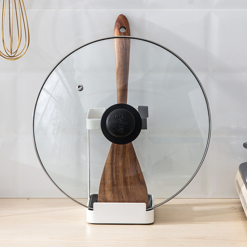 Spoon rack, multi-functional lid rack, kitchen lid storage rack, non-punching seated spoon rack