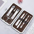 7-piece nail clipper set - beauty & manicure tools for fingernail and toenail care - includes nail clippers, nail files, and nail art accessories - customizable with logo