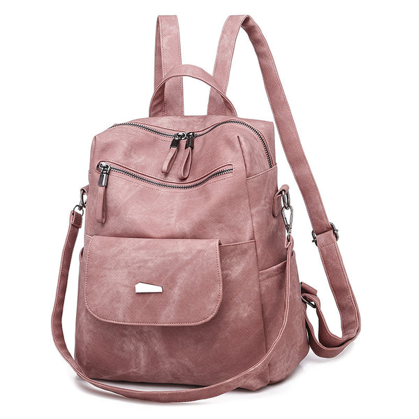 zhenli 跨境backpack  双肩包女 韩版大容量女士背包 双肩女包