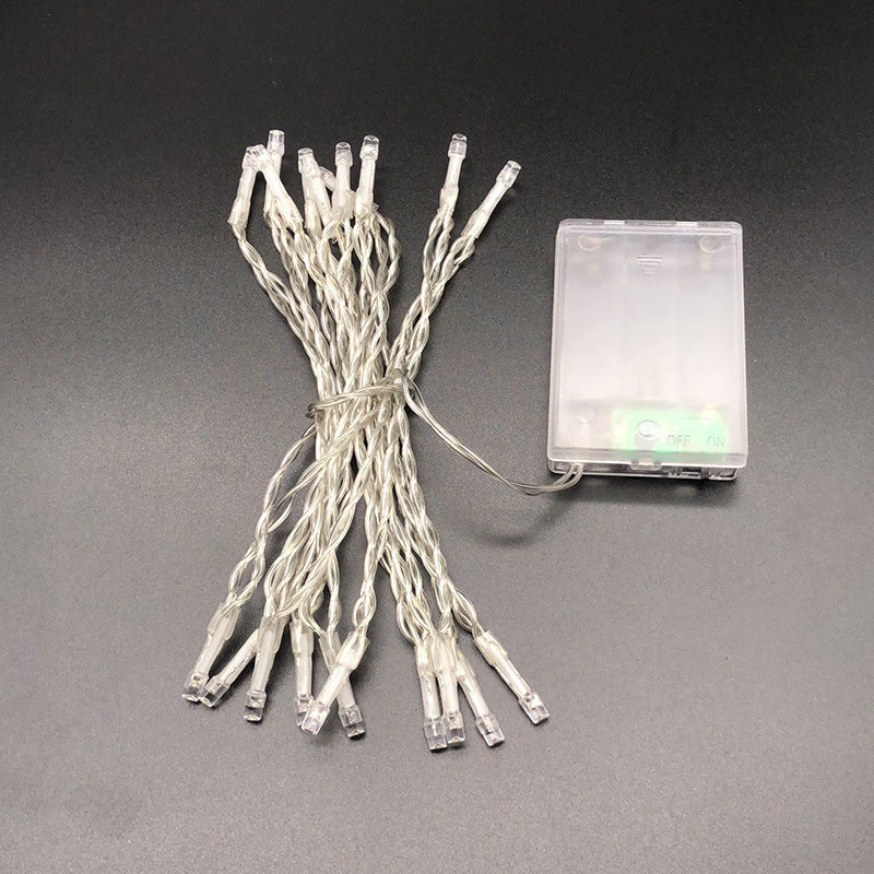 Factory custom LED copper wire lights, Christmas decorative lights, outdoor waterproof festive battery box light string custom wholesale