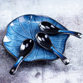 Japanese and korean ceramic hotel for home rice cooker spoon long handle kiln creative stylish small spoon spoon handle