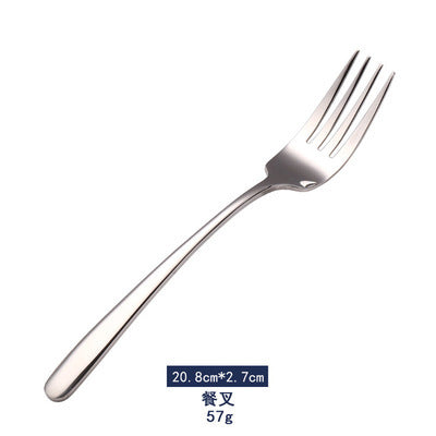 Western cutlery set - hotel stainless steel steak knife, fork, and spoon four-piece set - european style dinnerware - wholesale