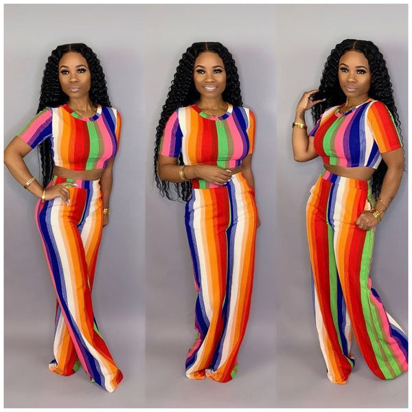 Y5120   wish European and American women's clothing fashion casual digital printing two-piece set